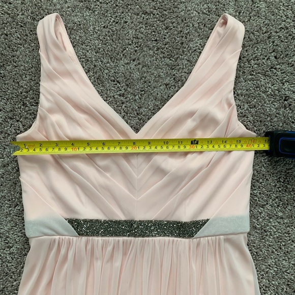 David’s Bridal blush pink maxi dress - Picture 8 of 8